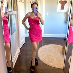 Stunning silk Babaton dress